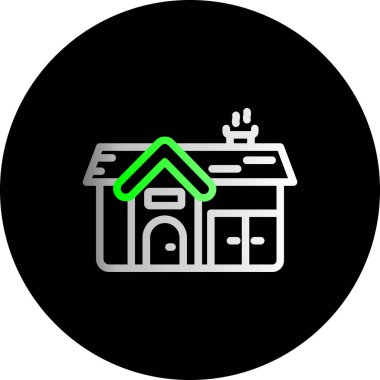 Emlak simgesi vektör illüstrasyonu