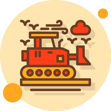 Bir tren simgesinin vektör illüstrasyonu