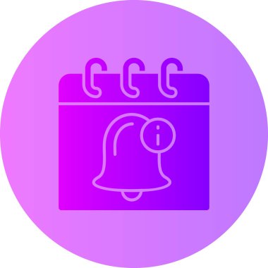 Zil. Web simgesi basit illüstrasyon