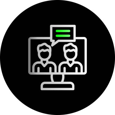 seo modern simgesinin vektör illüstrasyonu