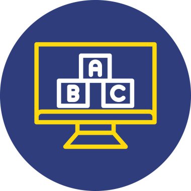 vektör dizüstü simgesi illüstrasyonu