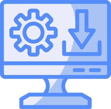 iş vitesi ayarı simgesi - taslak biçimi