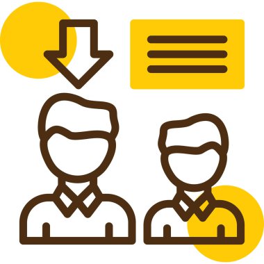 Kullanıcı profili vektör simgesi