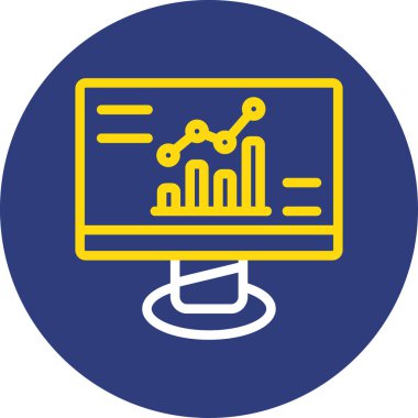analiz web simgesi basit illüstrasyon
