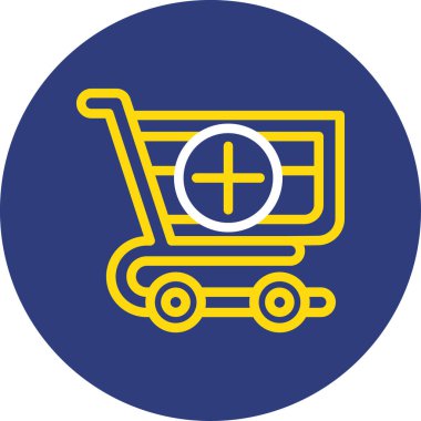 sepeti web simgesi, vektör çizim