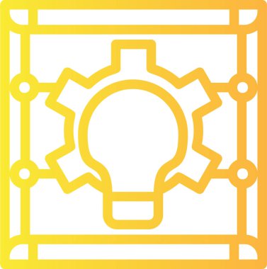 dişli simgesi vektör illüstrasyonu