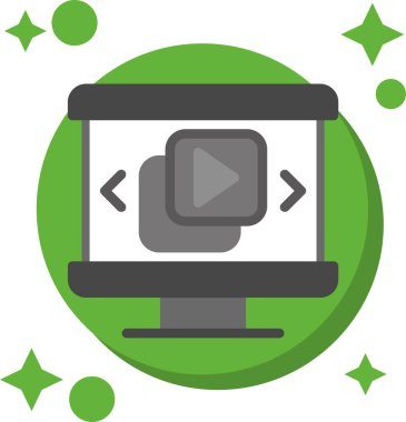 bilgisayar simgesi, vektör illüstrasyonu