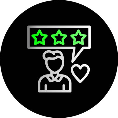 Geri besleme simgesi vektör illüstrasyonu