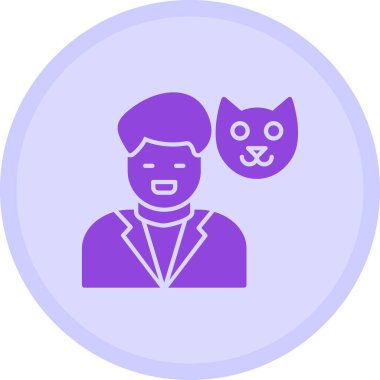 Veteriner. Web simgesi basit illüstrasyon