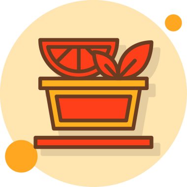 Yemek simgesi, basit simge