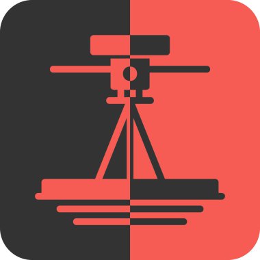 Bir teleskopun vektör simgesi