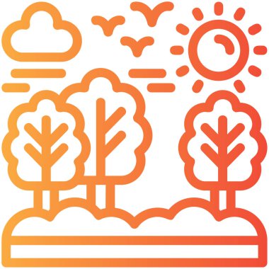 Güneş simgesi, vektör illüstrasyonu