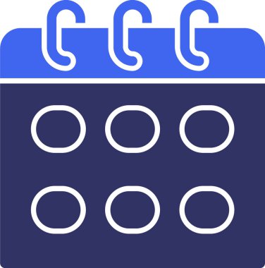 Doldurulmuş takvim tarihi olay simgesi - özet biçimi