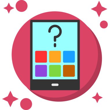 Soru işaretli cep telefonu