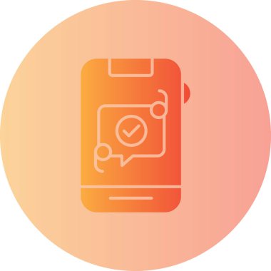 Vektör Çağrısı Simgesi illüstrasyonu