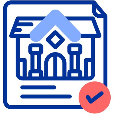 ev simgesi, vektör illüstrasyonu