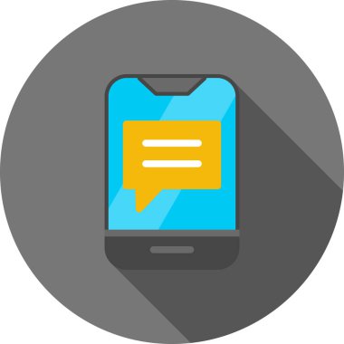 SMS simge vektör çizim   