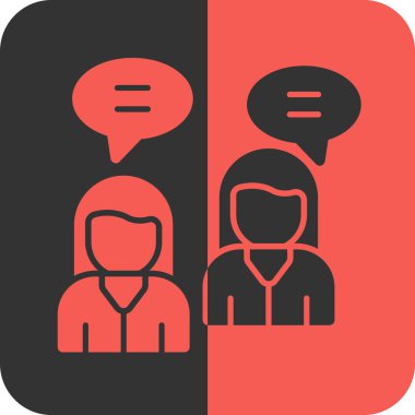 İnsan simgesinin vektör illüstrasyonu