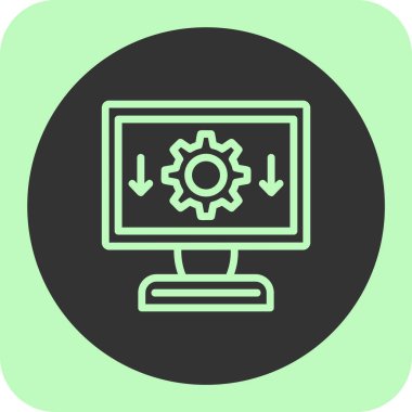 Web simgesi vektör illüstrasyonu