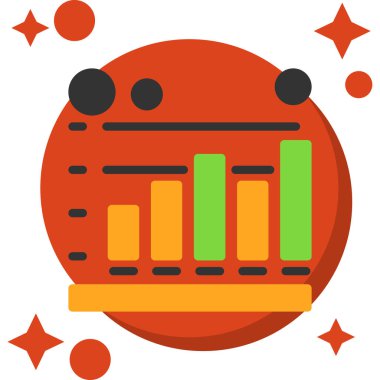 düz biçimli veri analitik veri simgesi