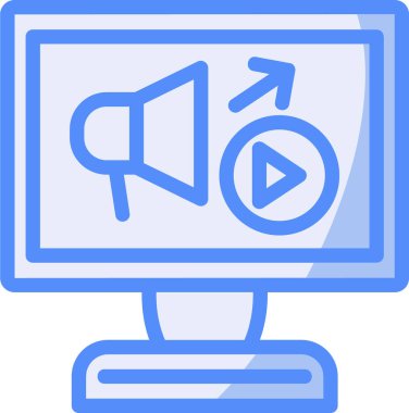 Sınır dışı kampanyası. Web simgesi basit illüstrasyon