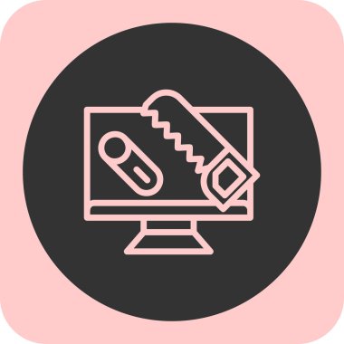 seo modern simgesinin vektör illüstrasyonu