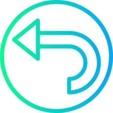 Ok. Web simgesi basit illüstrasyon