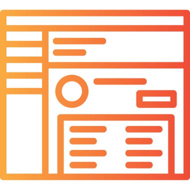 Web sayfası renk çizgisi çizimi