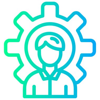 Dişliler. Web simgesi basit tasarım