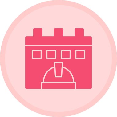 Takvim basit düz illüstrasyon