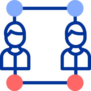 Bağlantı. Web simgesi basit illüstrasyon