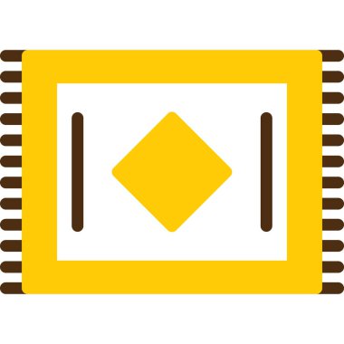 Door Mat basit düz illüstrasyon