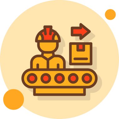 Modern simgenin vektör illüstrasyonu