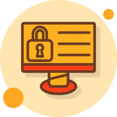 Güvenlik kilidi simgesini kilitle