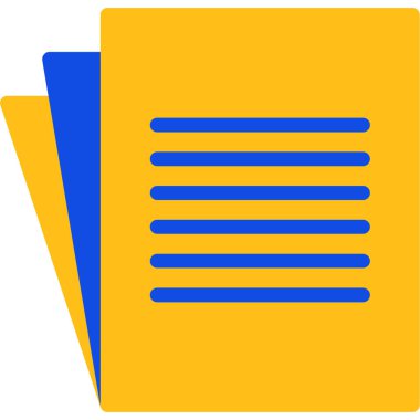 Dosya. Web simgesi basit illüstrasyon