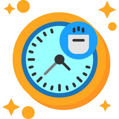 Çalar saat. Basit tasarım çizimi