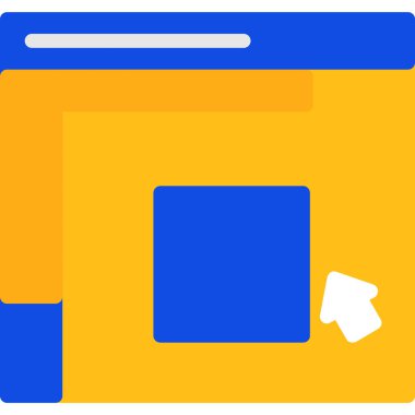 Dizin web simgesi basit illüstrasyon