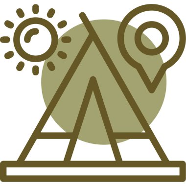 Basit düz çadır çizimi