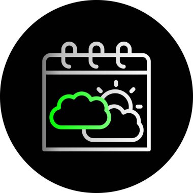 Kişisel ve ticari kullanım için vektör hava durumu simgesi...