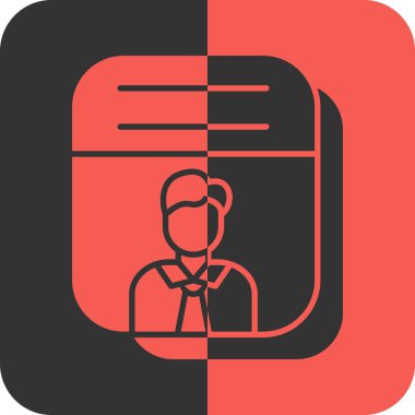 Elinde kitap olan bir adamın vektör çizimi