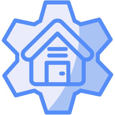 ev inşa simgesi - taslak biçimi