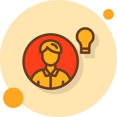 Ampulün dişli bir simgesinin vektör çizimi