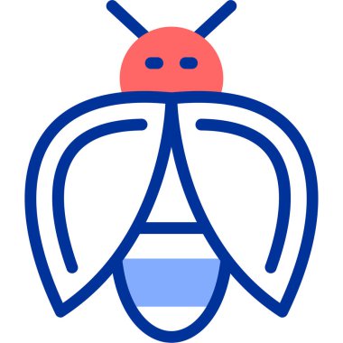 Filedoutline tarzında sinek sinek simgesi