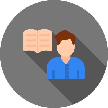 kitap simgesi vektör illüstrasyonu