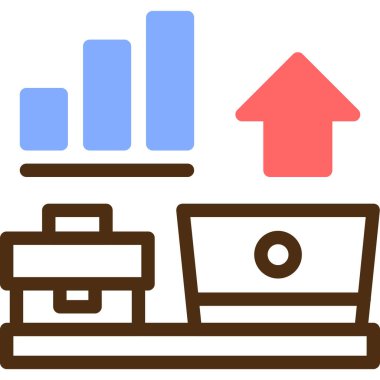 grafik ikonu vektör illüstrasyonu