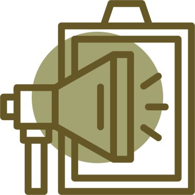 Kamera. Web simgesi basit illüstrasyon