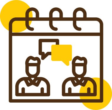 İş kavramı kutsal kişilerin resmi, vektör çizim