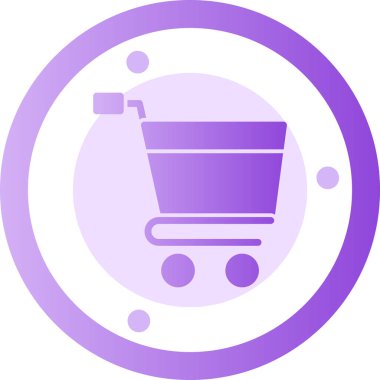 Alışveriş. Web simgesi basit illüstrasyon