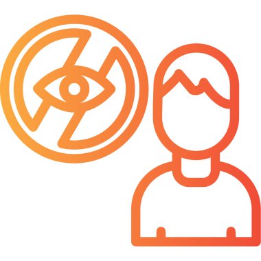 İhmalkarlık. Web simgesi basit illüstrasyon