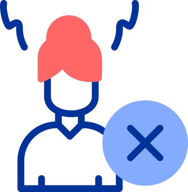 kullanıcı. Web simgesi basit illüstrasyon